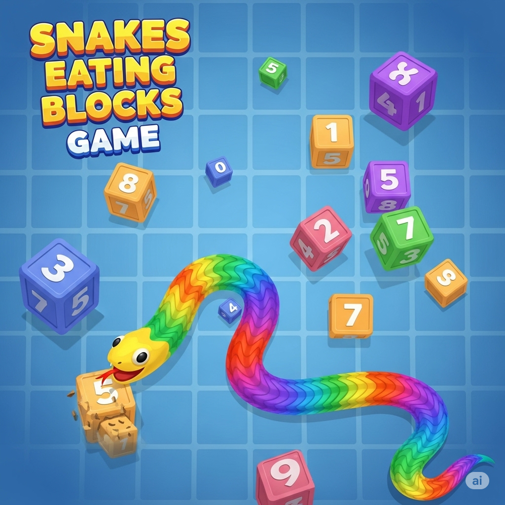 Snakes Eating Blocks