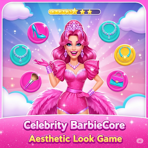 Celebrity BarbieCore Aesthetic Look